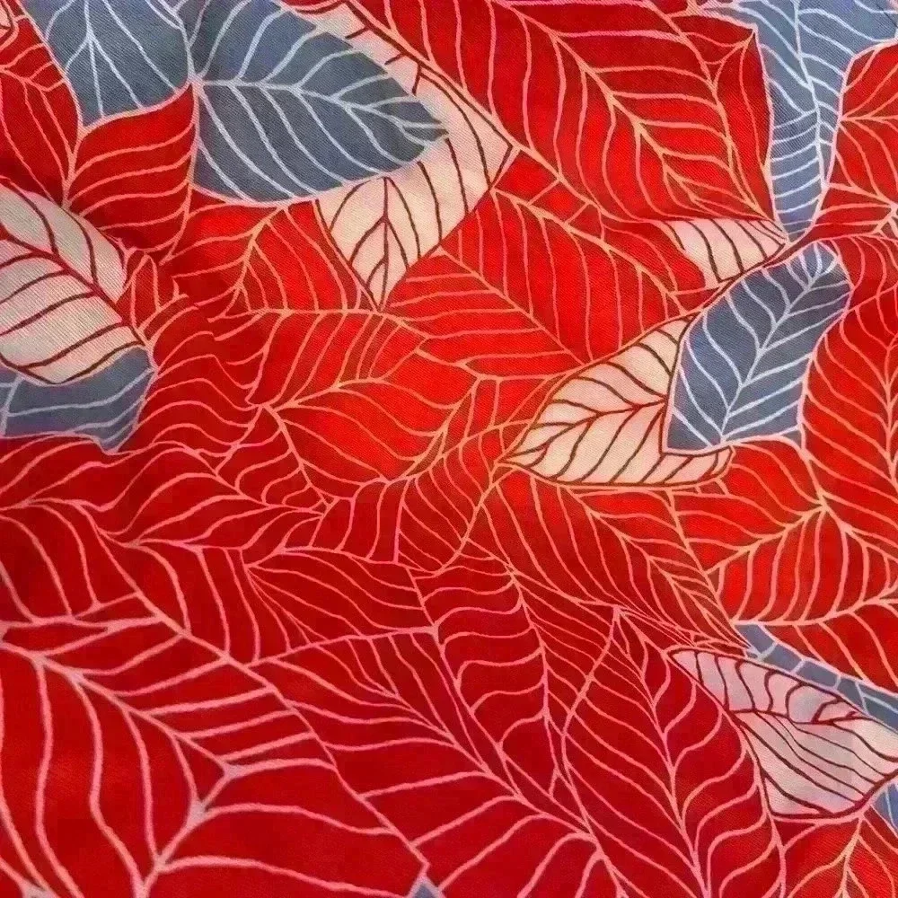 UNTUCKit Wilma Coral Orange Tropical Print Wrap Midi Skirt Size XL beach - Picture 3 of 3